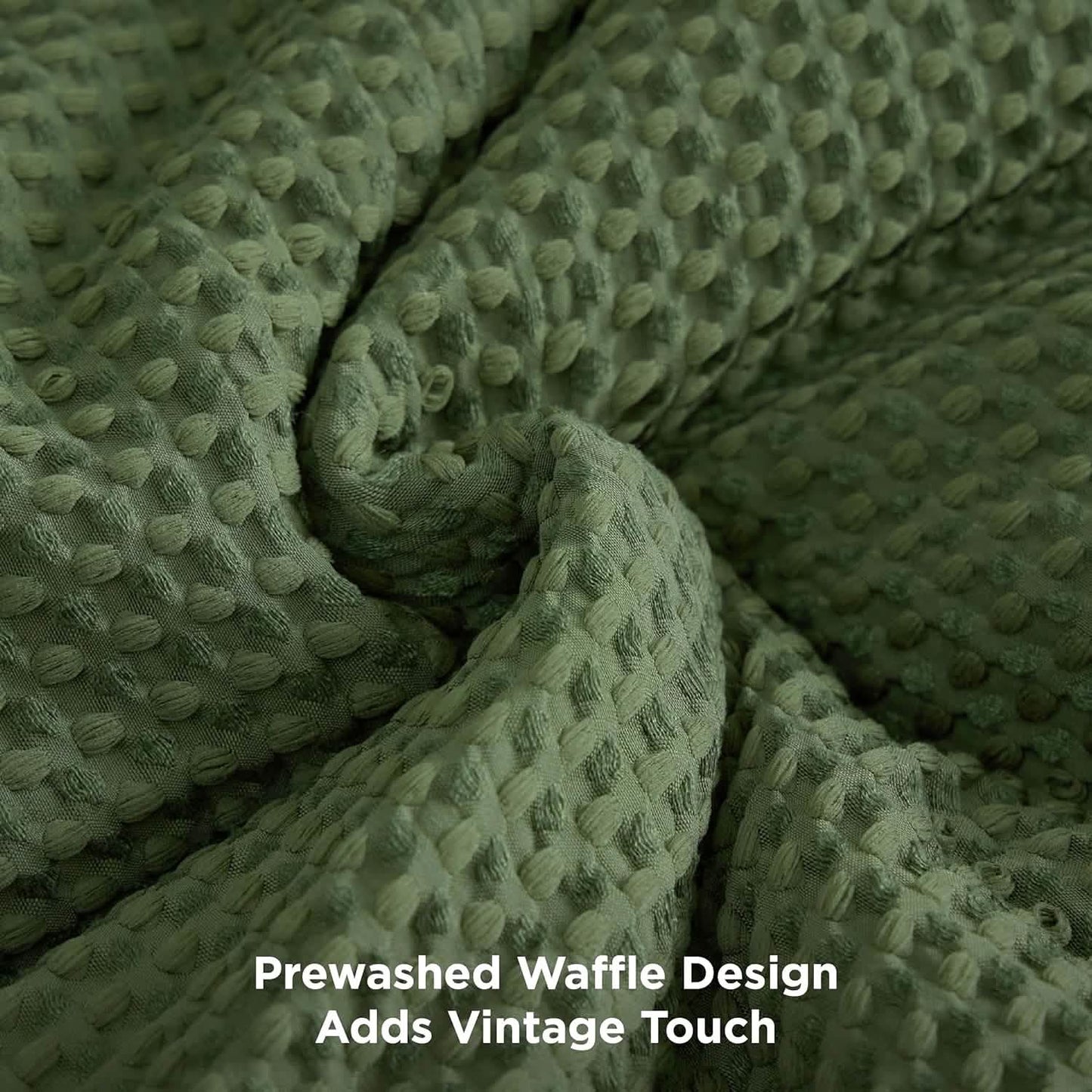 Classic Waffle Weave Comforter Set