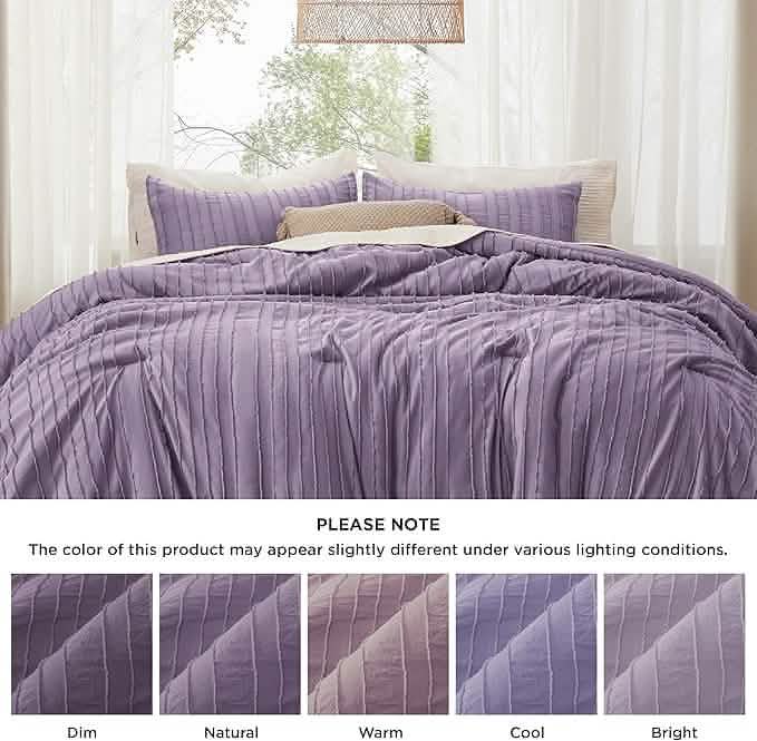 GentleSoft™ Clipped Jacquard Comforter Set