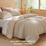 Bedsure Rayon Derived from Bamboo and Cotton Duvet Cover Set