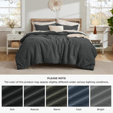 Cotton Waffle Weave Comforter Set