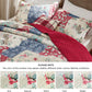 Christmas Modern Patchwork Quilt Set Plant