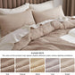 GentleSoft™ Cotton Waffle Weave Duvet Cover Set