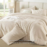 Jacquard Basket Weave Comforter Set