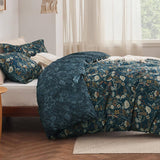 Reversible Floral Duvet Cover Set