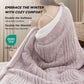 Knit Sherpa Reversible Throw Blanket-Cable Knit