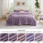 Striped Flannel Comforter Set