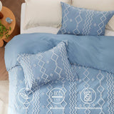 Clipped Jacquard Duvet Cover Set