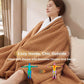 Knit Sherpa Reversible Throw Blanket-Grid