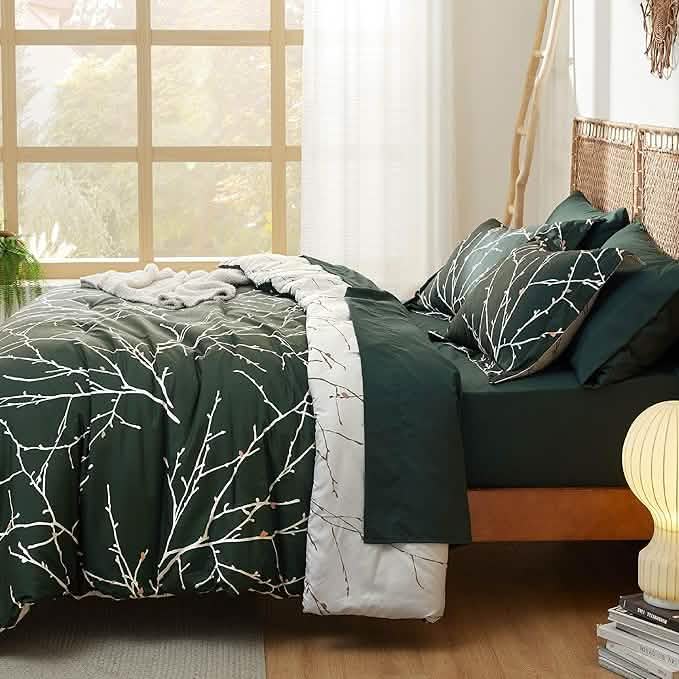 Tree Branch Floral Pattern Bed in A Bag