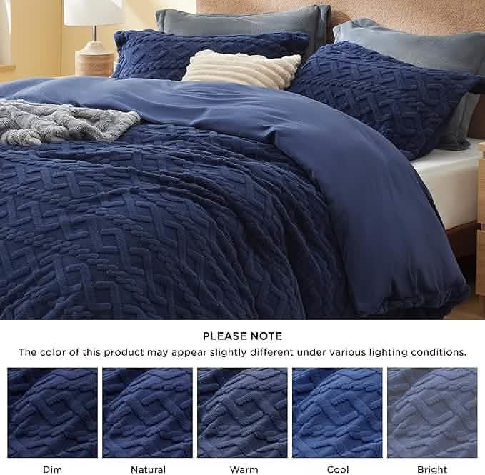 Fluffy Boho Duvet Cover Set
