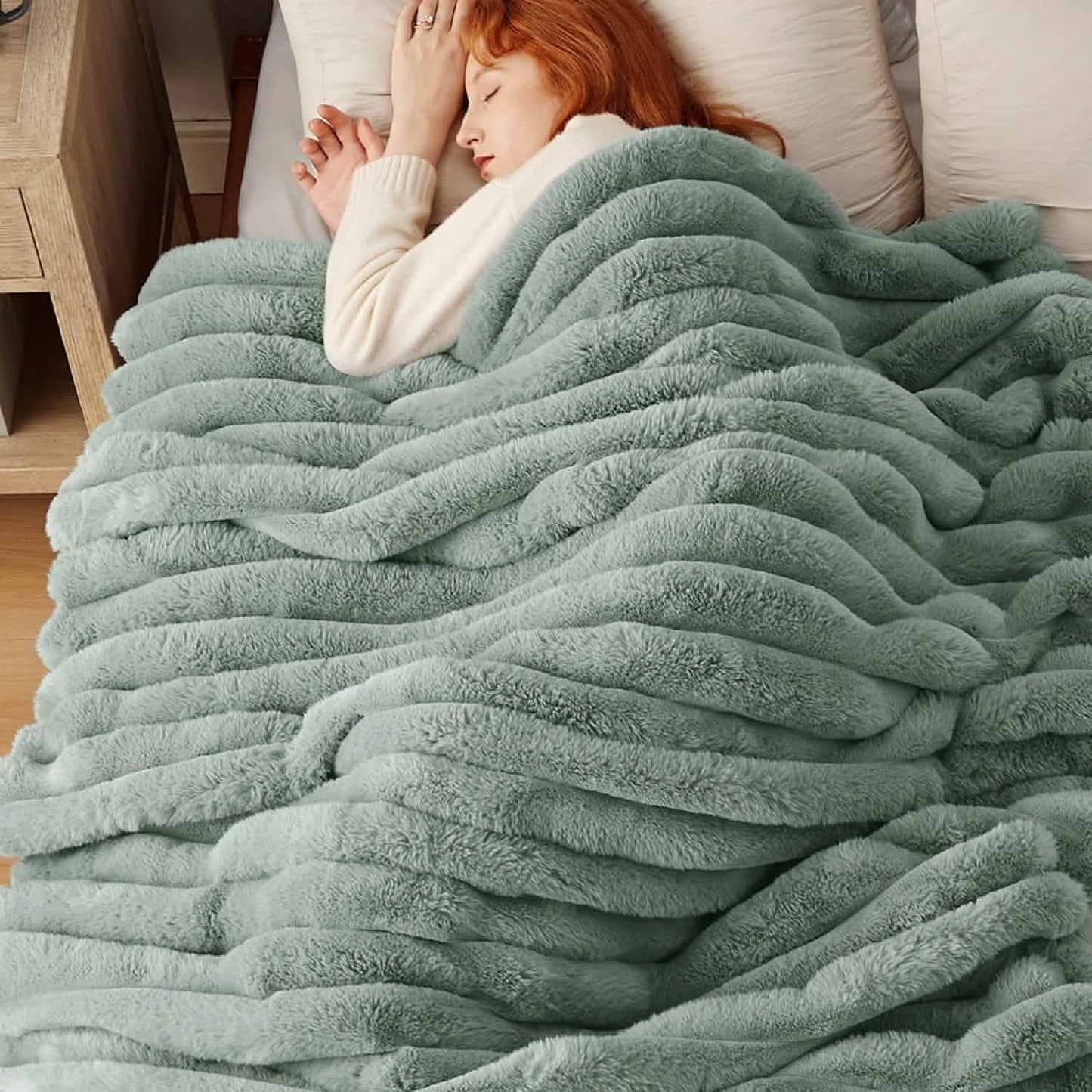 Plush Stripe Blanket