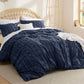 Boho Tufted Embroidery Duvet Cover Set