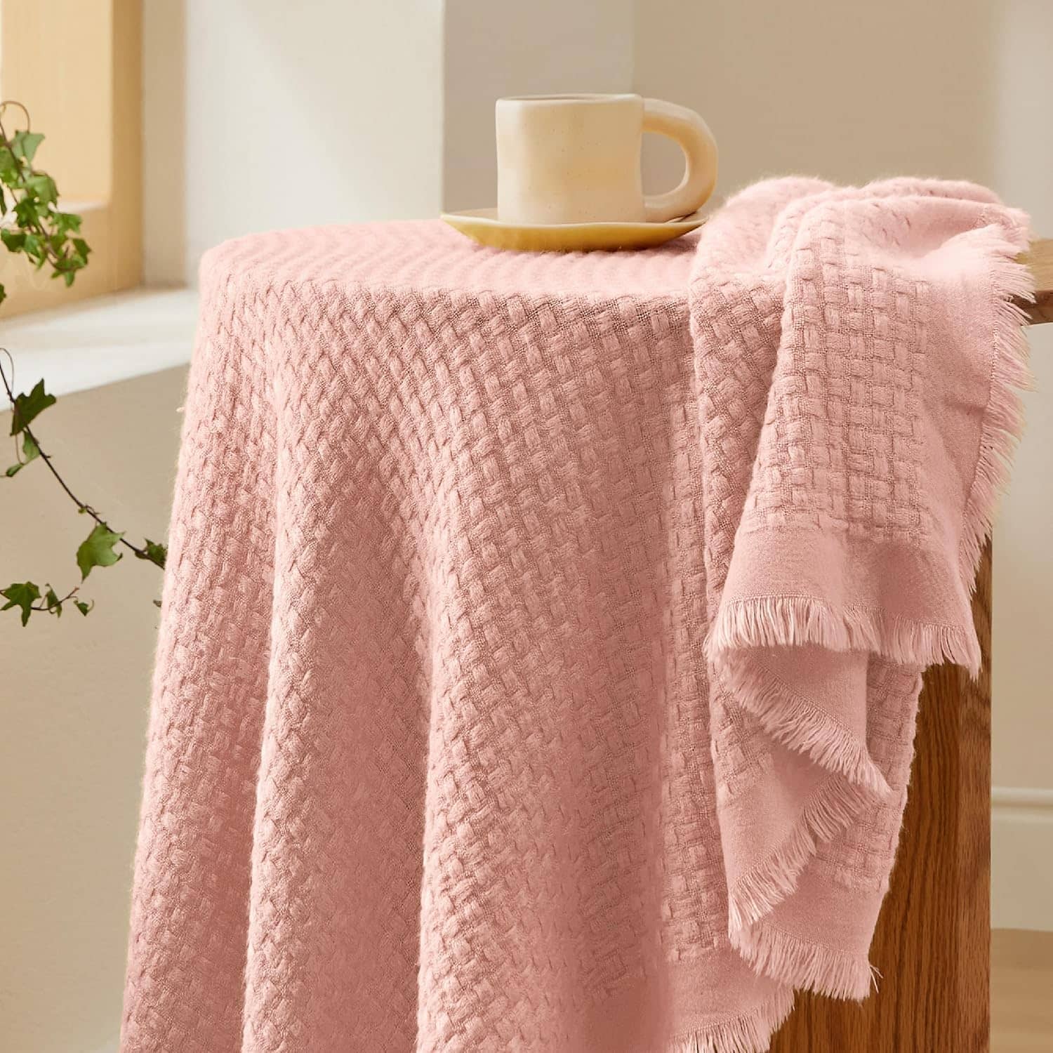 Decorative Woven Throw Blanket