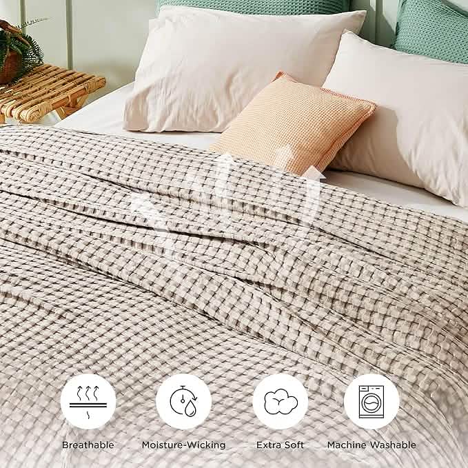 Cooling Waffle Blanket