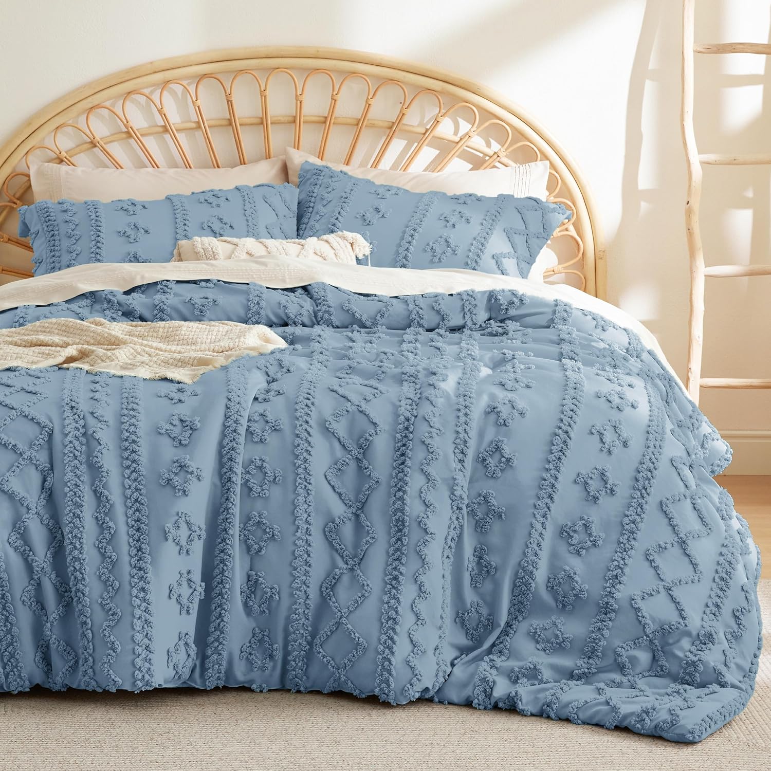 Boho Deluxe Embroidery Comforter Set