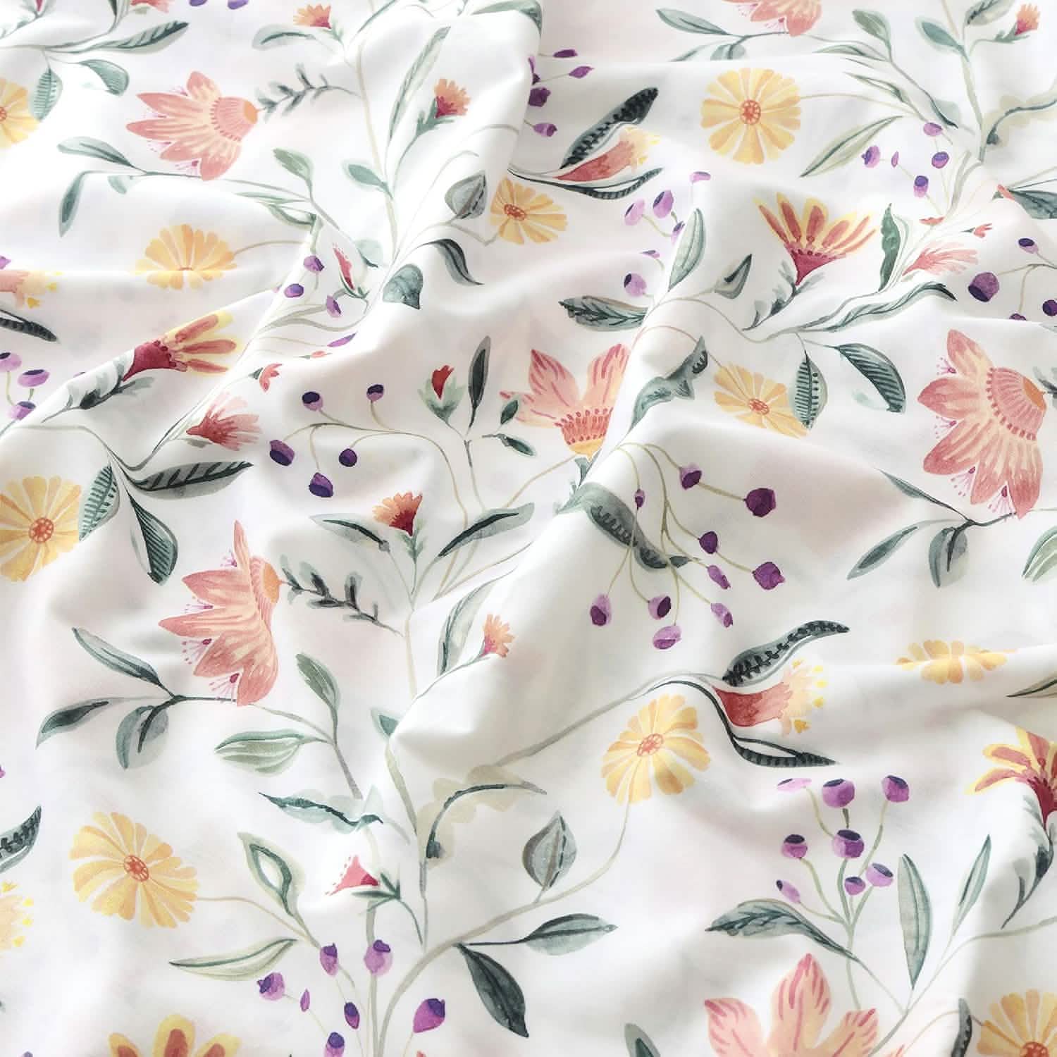 100% Cotton Sheets Dandelion Field