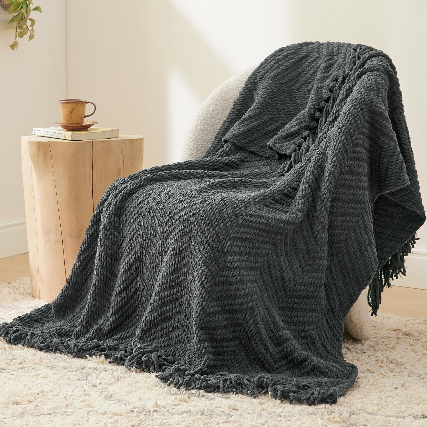 GentleSoft Versatile Knit Woven Chenille Blanket