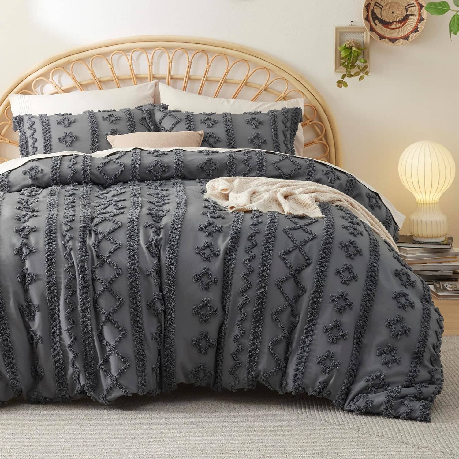 Bedsure Boho Duvet Cover Set