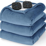 Bedsure Electric Heated Flannel Blanket