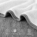 Bedsure Knit Sherpa Blanket