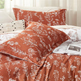 Reversible Floral Print Duvet Cover Set