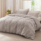 Clipped Jacquard Duvet Cover Set