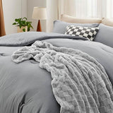 Checkered Comforter Set