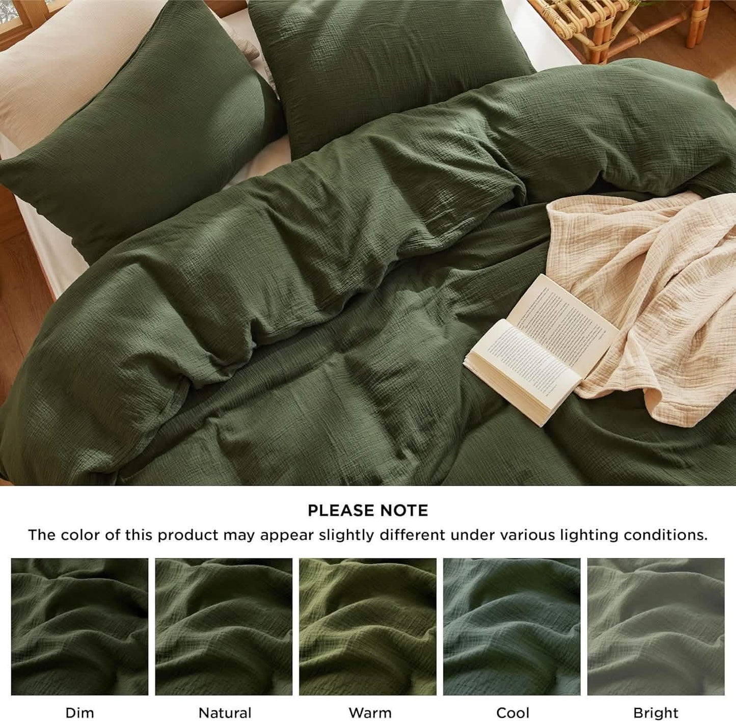 100% Muslin Duvet Cover Set