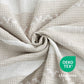 Cotton Boho Waffle Weave Duvet Cover Set