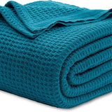 Cotton Waffle Weave Blanket