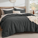 Cotton Waffle Weave Comforter Set