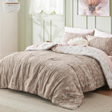 Reversible Floral Print Comforter Set-2