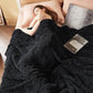 Acquard Decorative Shaggy Fleece Blanket