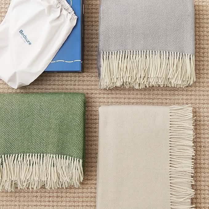 100% Wool Woven Blanket