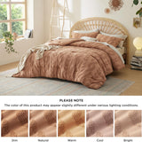 Jacquard Comforter Set Cable Stripe