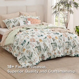 Bedsure Autumn Floral Bed-in-a-bag