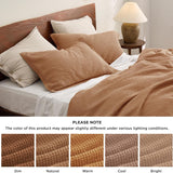 Cotton Waffle Weave Duvet Cover Set