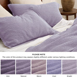 Cotton Waffle Weave Duvet Cover Set