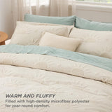 Jacquard Comforter Set Tufted Sun