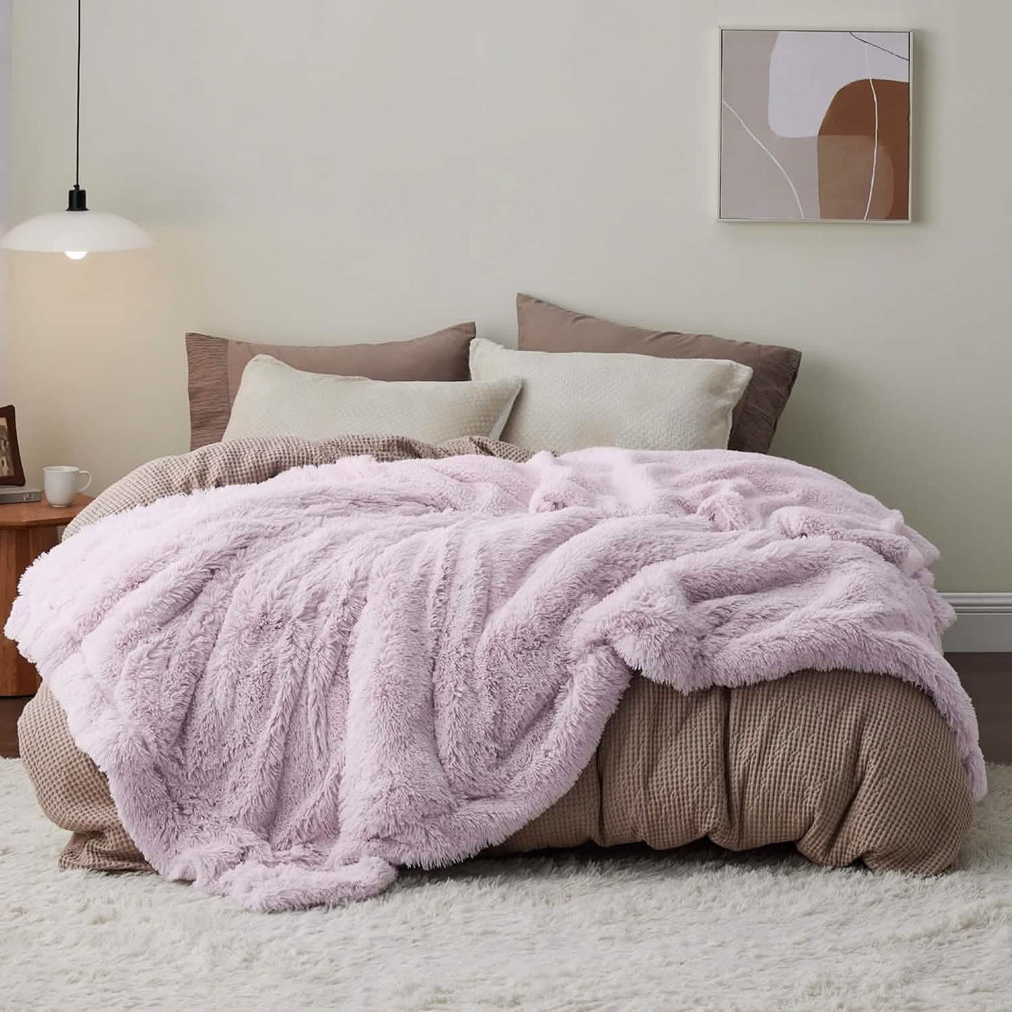 Fuzzy Faux Fur Blanket