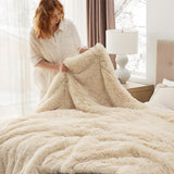 Bedsure Fuzzy Faux Fur Blanket