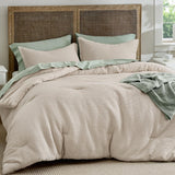 Cotton Waffle Weave Comforter Set