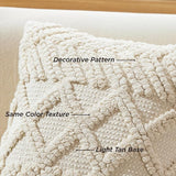 Bedsure Decorative Diamond Pillow Cover