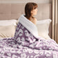 Textured Sherpa Fleece Blanket