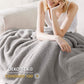 Feather Yarn Throw Blanket
