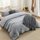 Checkered Comforter Set Striped