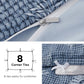 Reversible Graphic Duvet Cover Set Blue