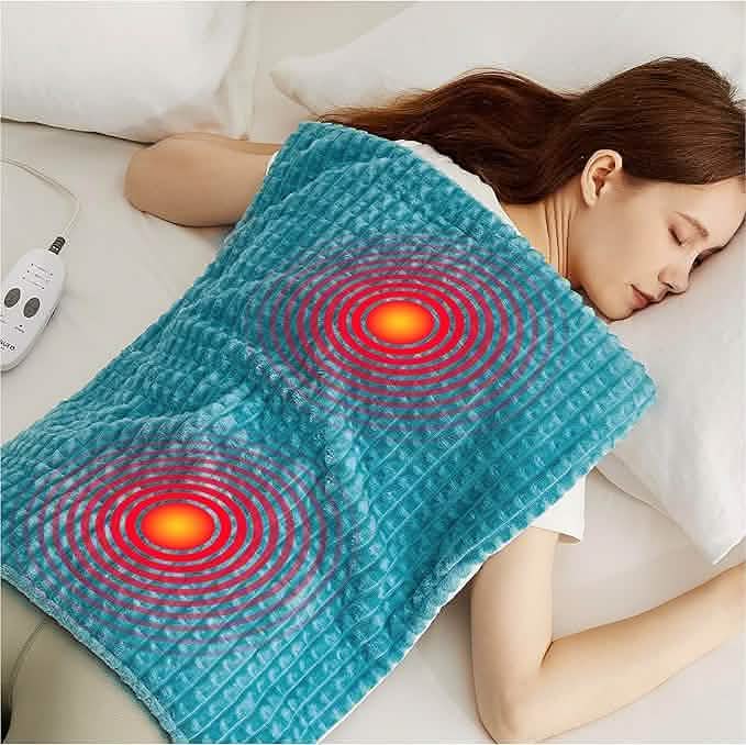 Weighted Heating Pad with Massager