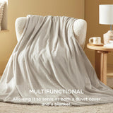 Bedsure Twisted Pattern Fluffy Duvet Cover Set