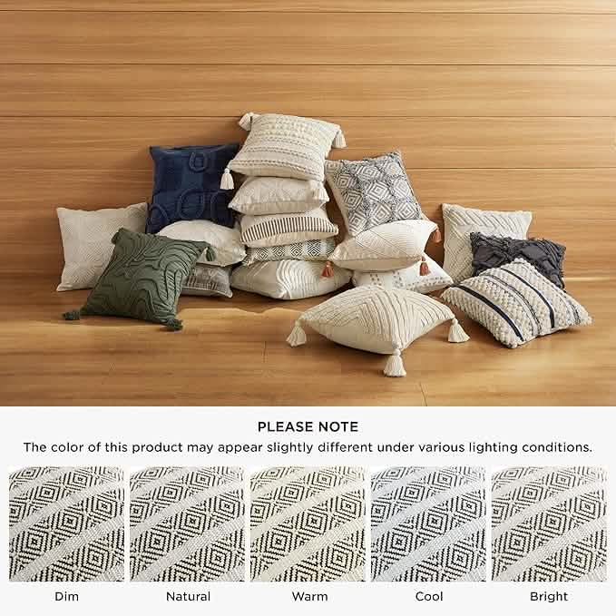 GentleSoft™ Boho Woven Decorative Pillow Cover